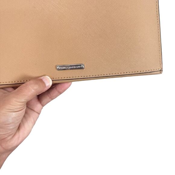 Rebecca Minkoff Leo Envelope Crossbody Bag Tan - Picture 4 of 6